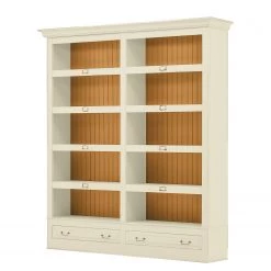 Maison Belfort Bibliothèque Azjana I - Pin blanc / Pin couleur miel