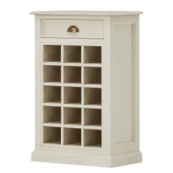 Ridgevalley Étagère à vin Sollerön II - Pin blanc / Laiton