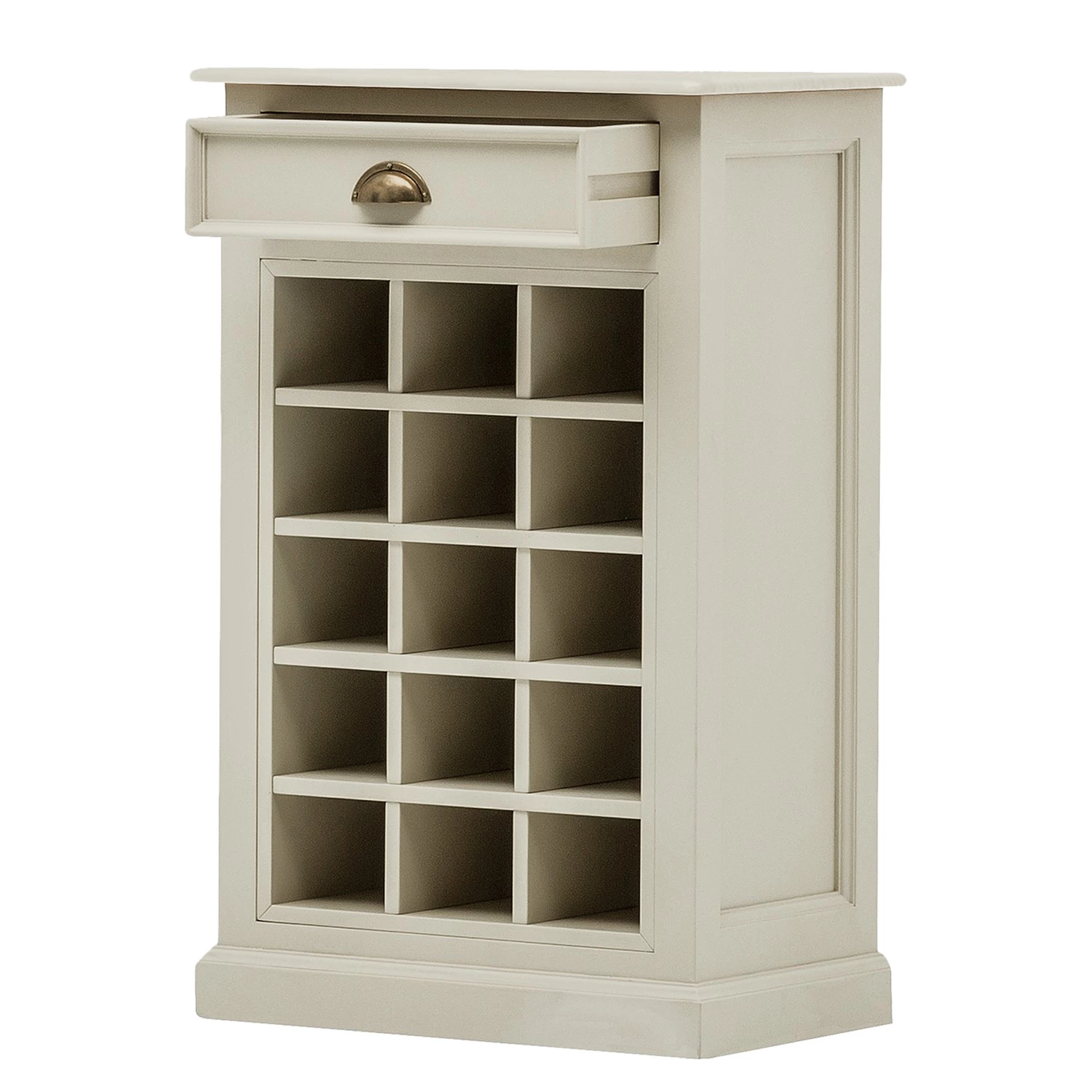 Ridgevalley Étagère à vin Sollerön II - Pin blanc / Laiton – Image 2