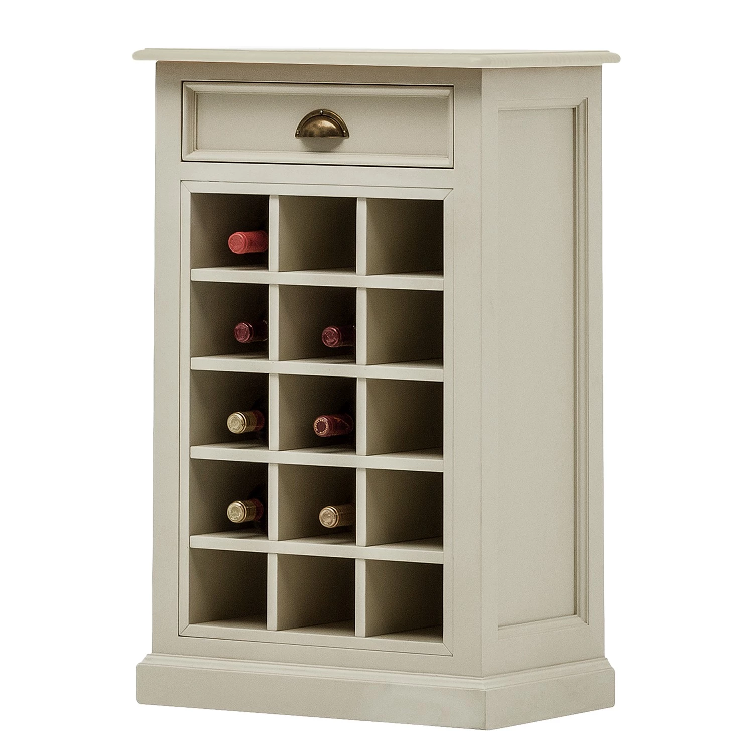 Ridgevalley Étagère à vin Sollerön II - Pin blanc / Laiton – Image 5