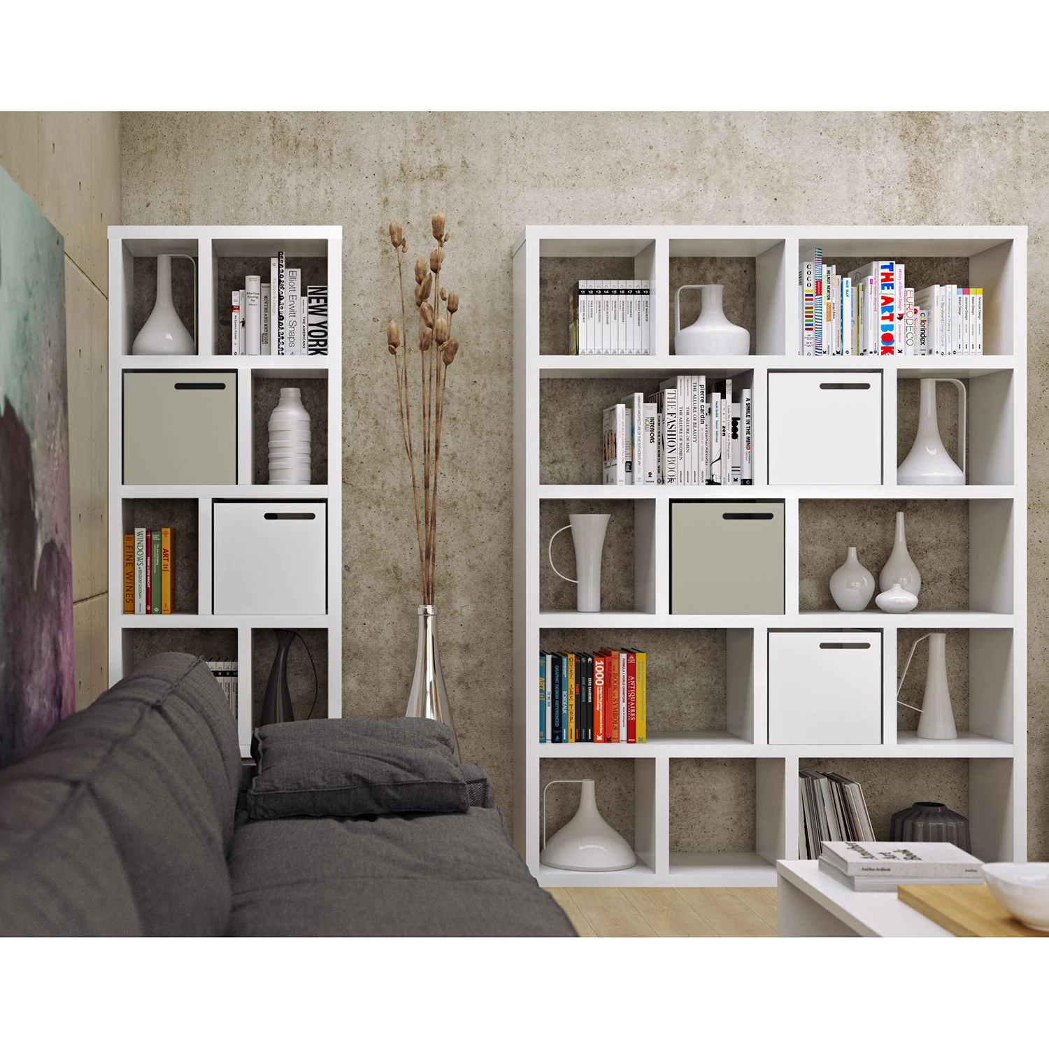 Temahome Étagère Berlin - Blanc mat - Blanc - 150 x 198 cm – Image 4