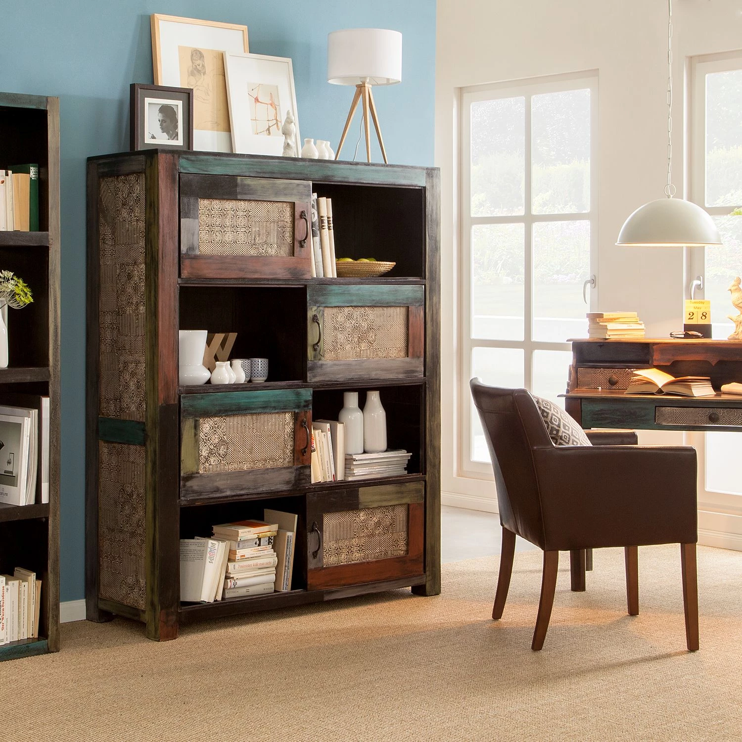 Wolf-Möbel Étagère Goa I - Partiellement en manguier et acacia massifs – Image 2