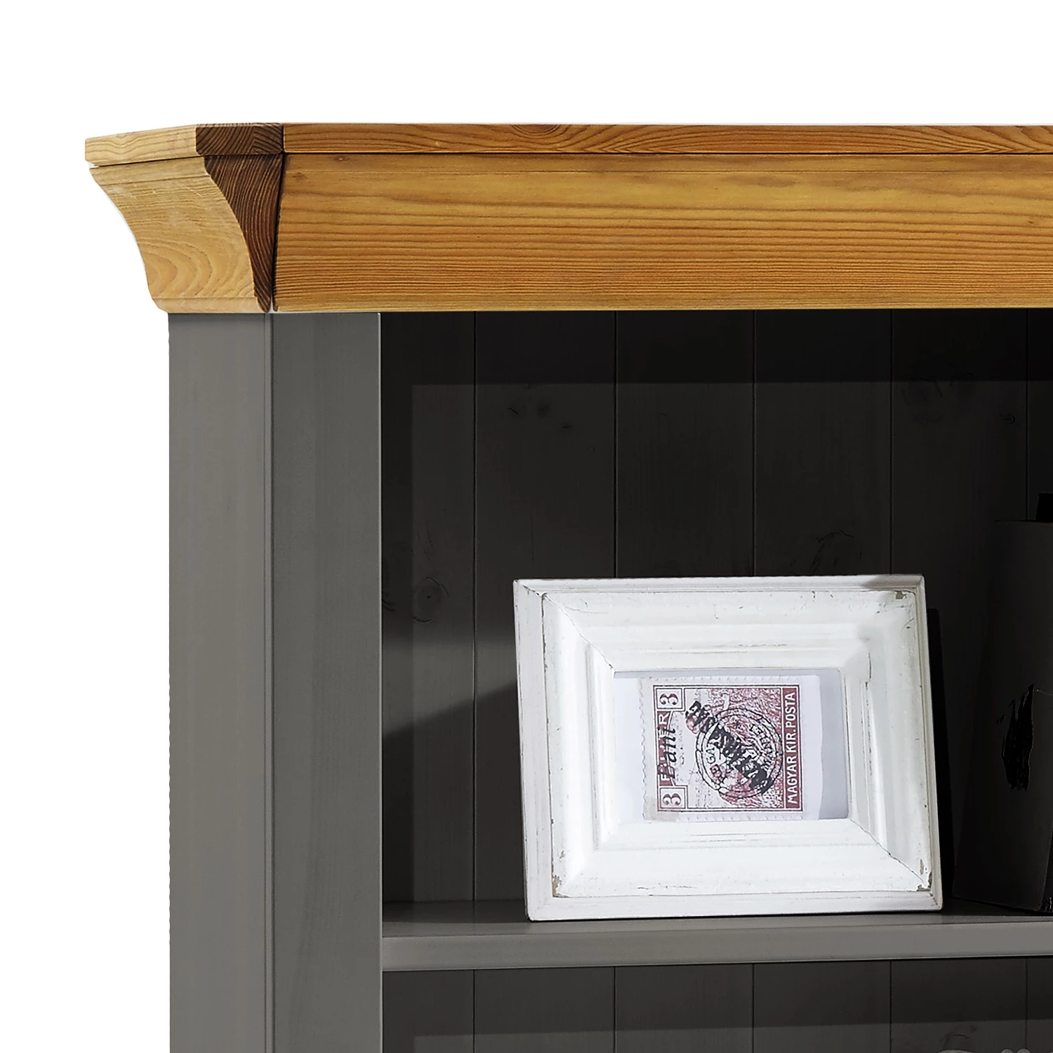 Maison Belfort Bibliothèque Bergen III - Epicéa gris / Epicéa lessivé – Image 2