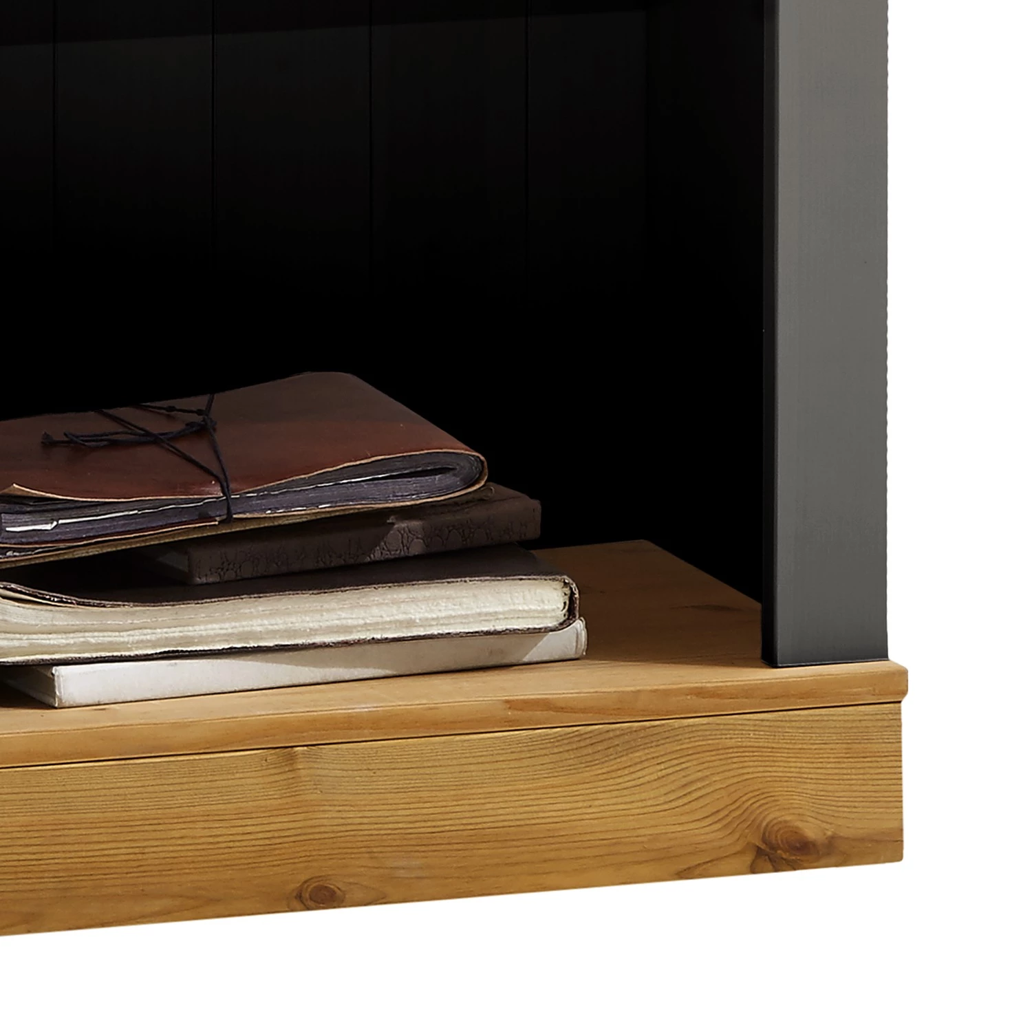 Maison Belfort Bibliothèque Bergen III - Epicéa gris / Epicéa lessivé – Image 4