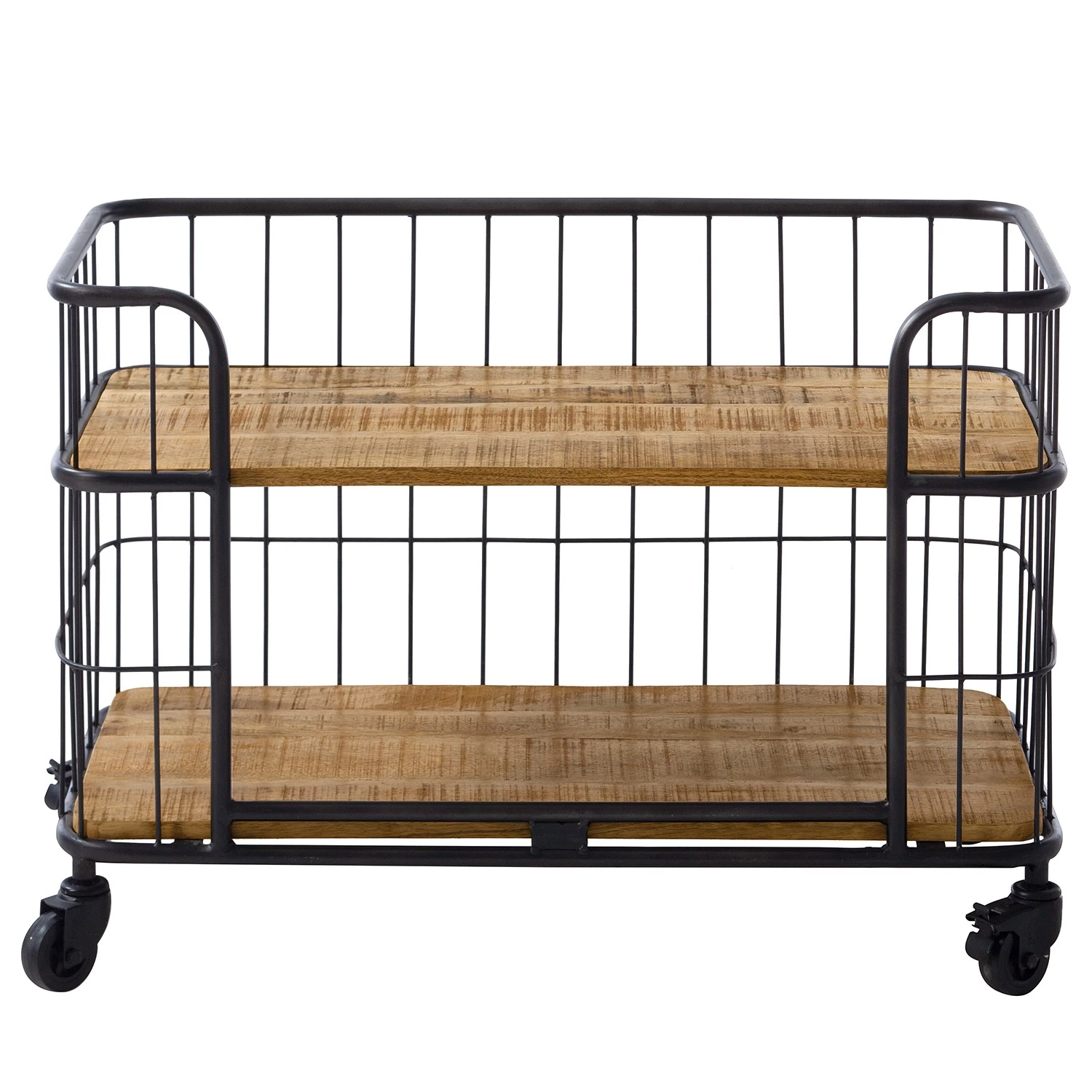 Ars manufacti Étagère Namber II - Manguier massif / Métal - Manguier / Noir – Image 6