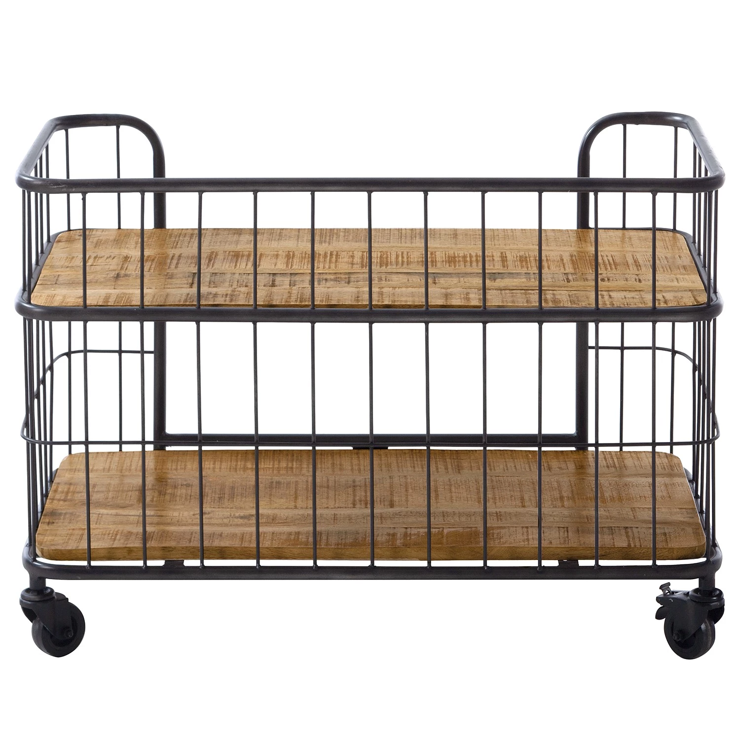 Ars manufacti Étagère Namber II - Manguier massif / Métal - Manguier / Noir – Image 7