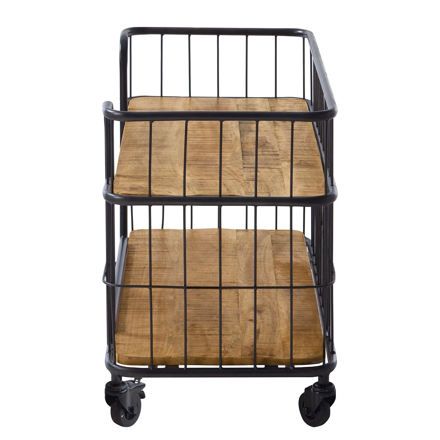 Ars manufacti Étagère Namber II - Manguier massif / Métal - Manguier / Noir – Image 8