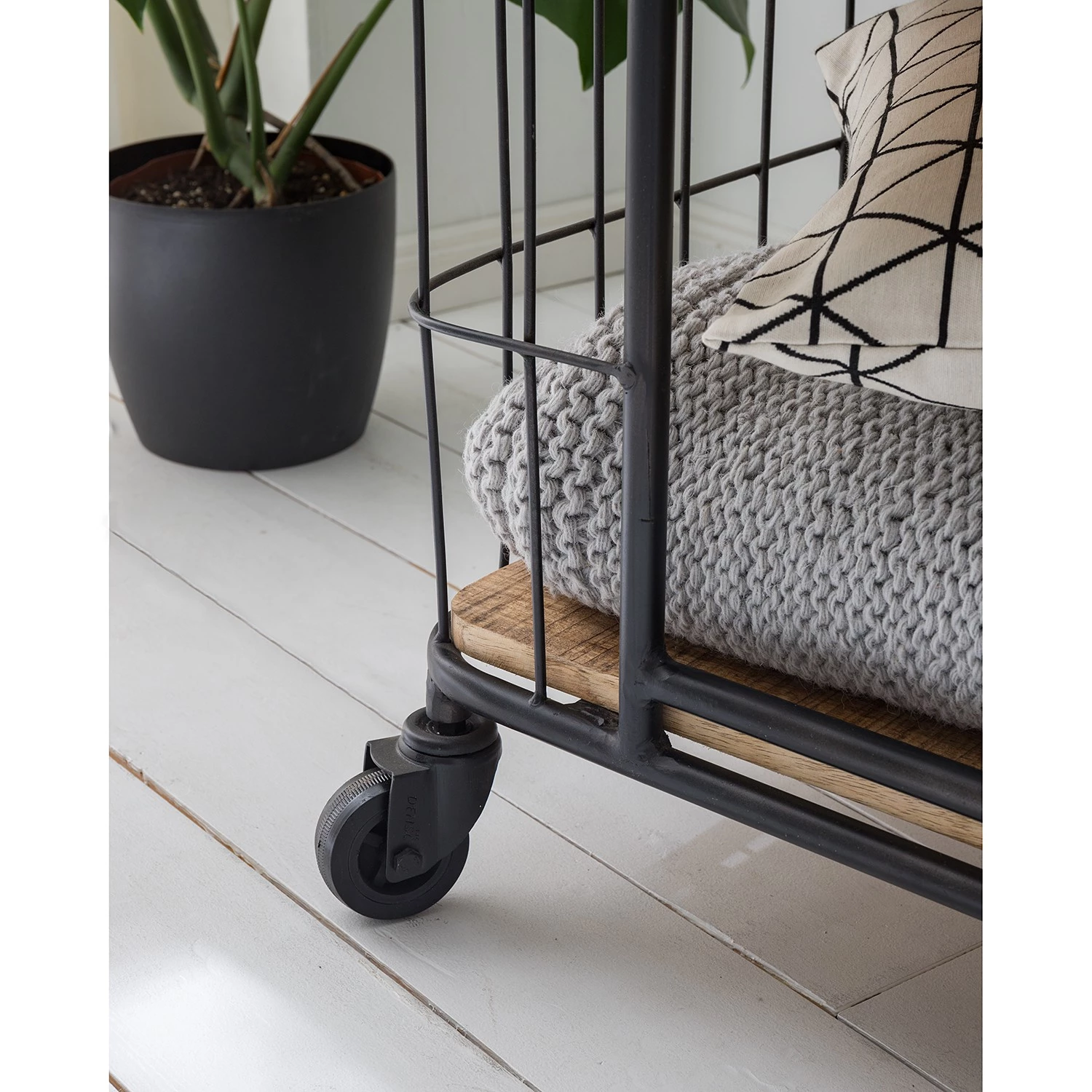 Ars manufacti Étagère Namber II - Manguier massif / Métal - Manguier / Noir – Image 11