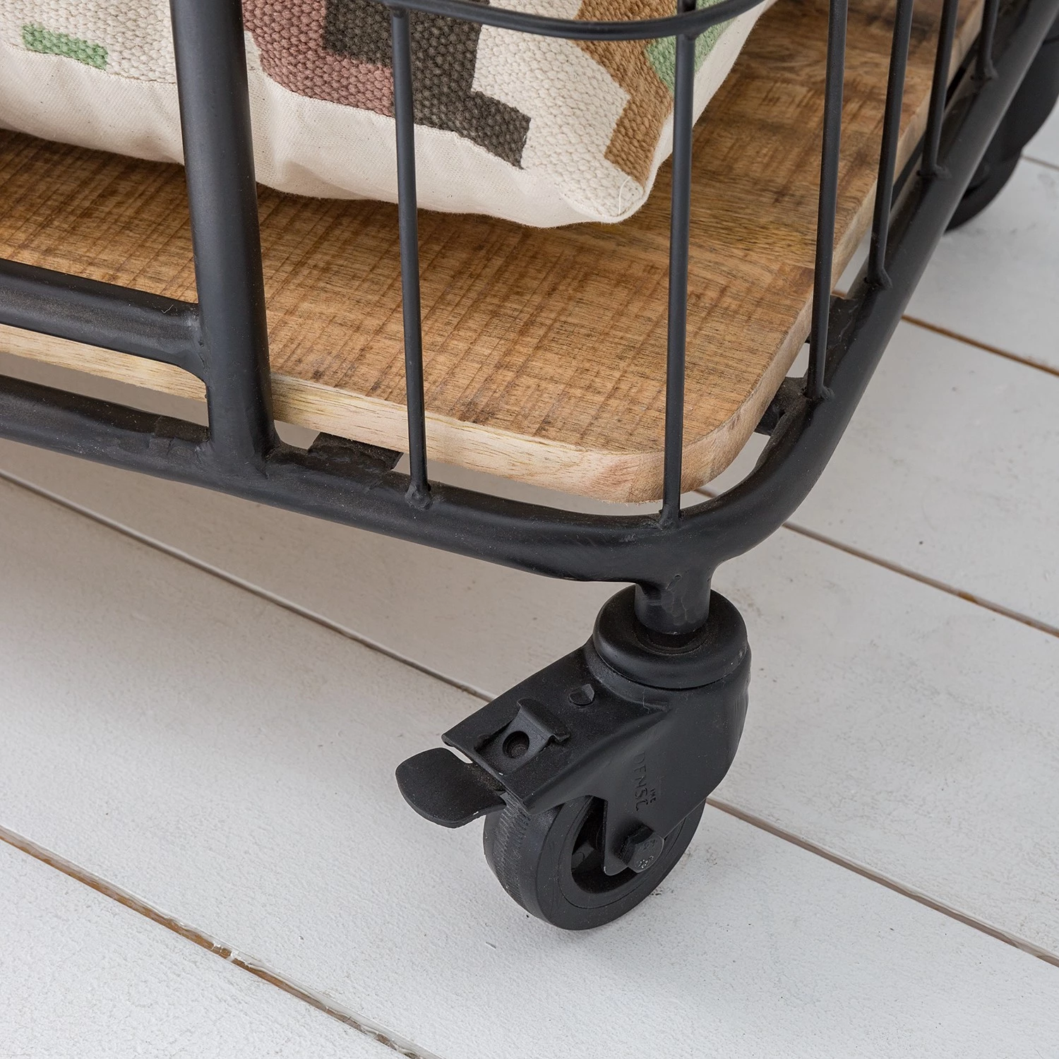 Ars manufacti Étagère Namber II - Manguier massif / Métal - Manguier / Noir – Image 15