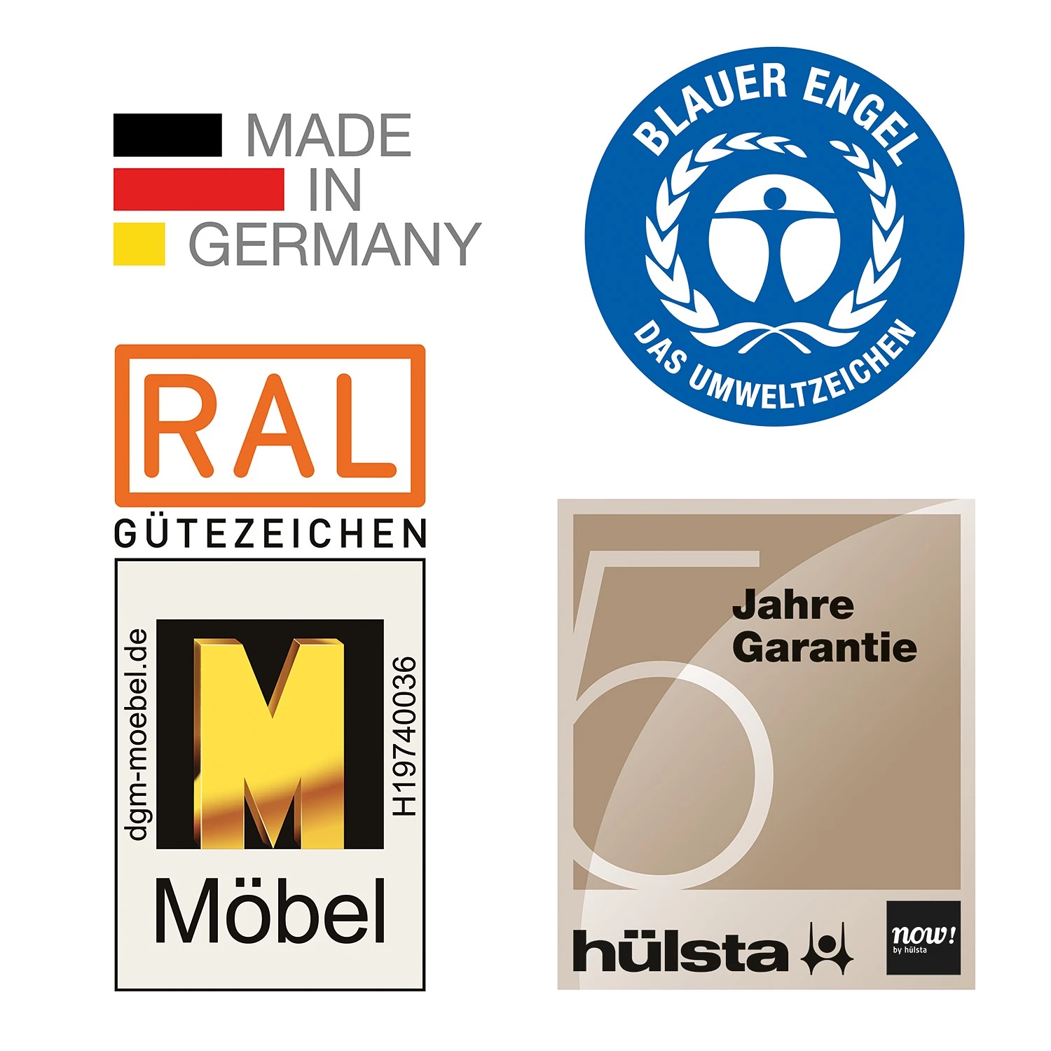 Now! by hülsta Étagère murale hülsta now easy - Blanc pur laqué / Gris clair – Image 8