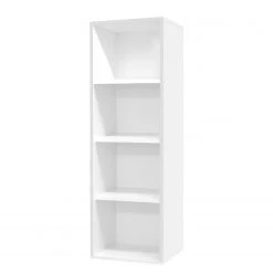 Mooved Étagère de bureau Leeton II - Blanc - Hauteur : 145 cm