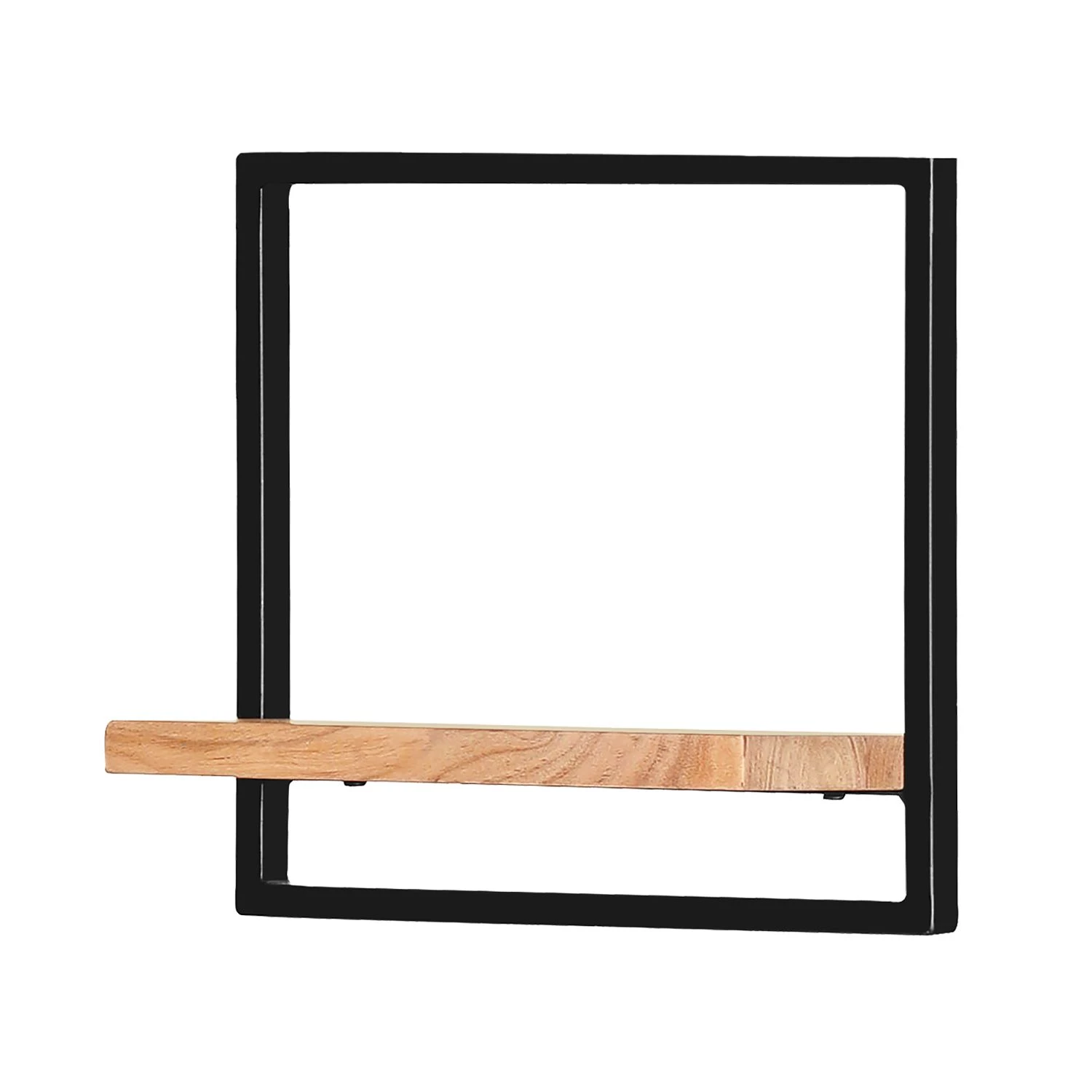 Red Living Étagère Mello III - Acacia massif - Acacia naturel / Noir - Largeur : 35 cm