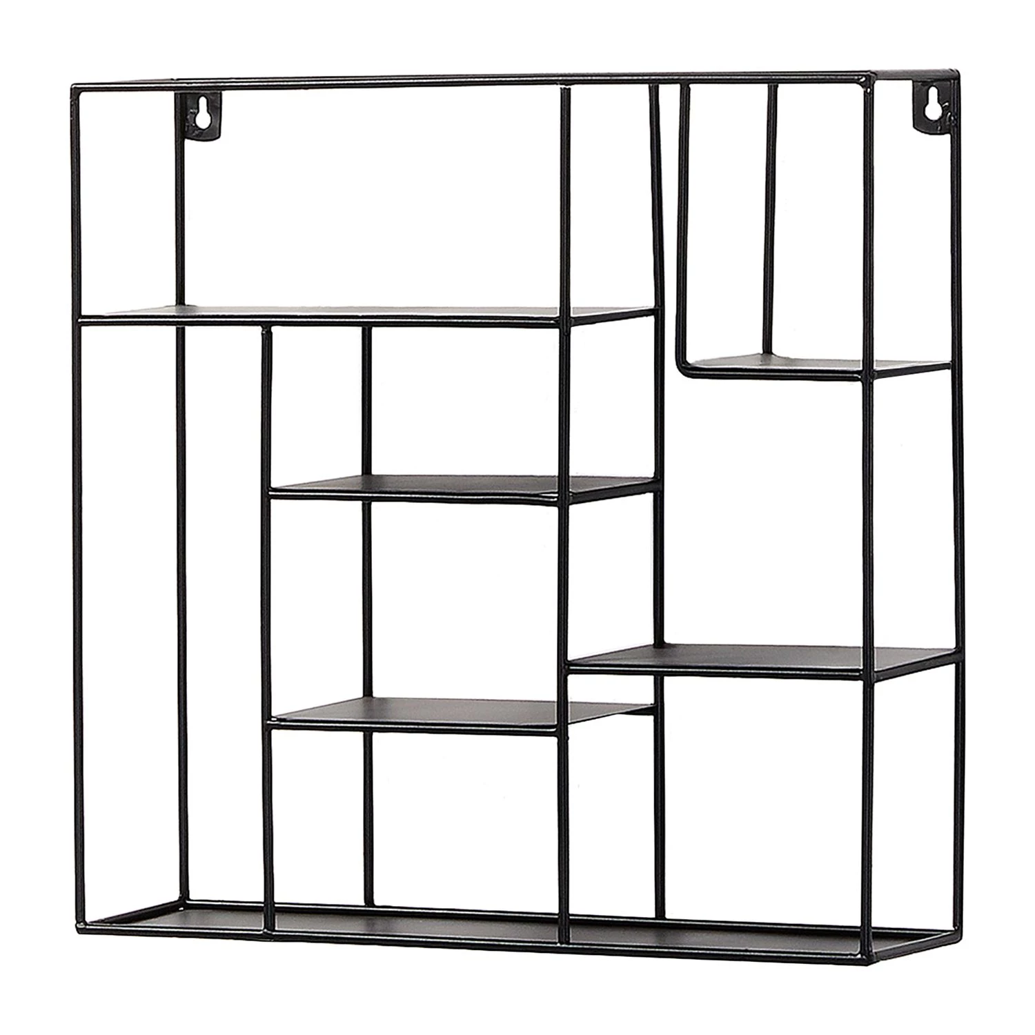 Norrwood Étagère murale Mirwart I - Acier - Noir