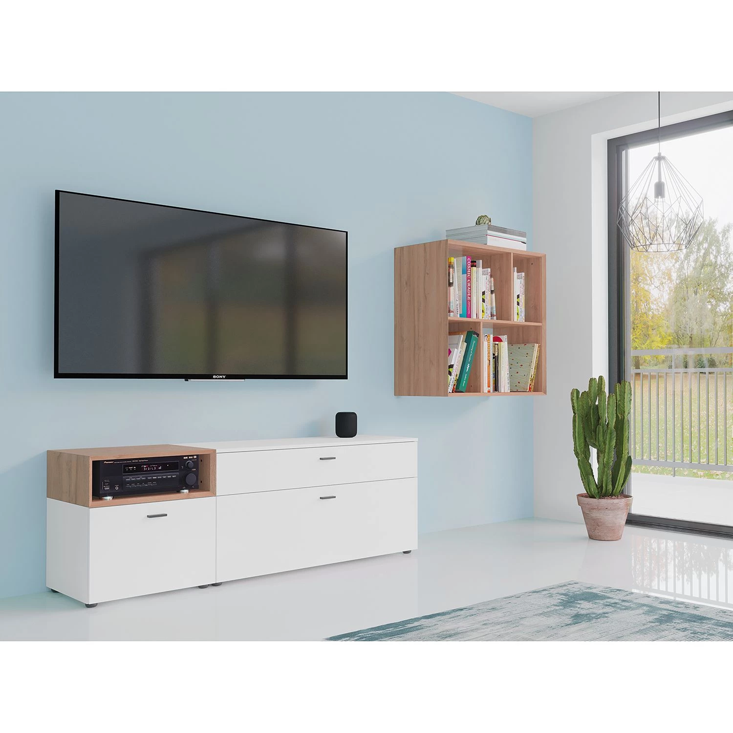 Germania Étagère murale Coruna - imitation chêne Grandson – Image 2