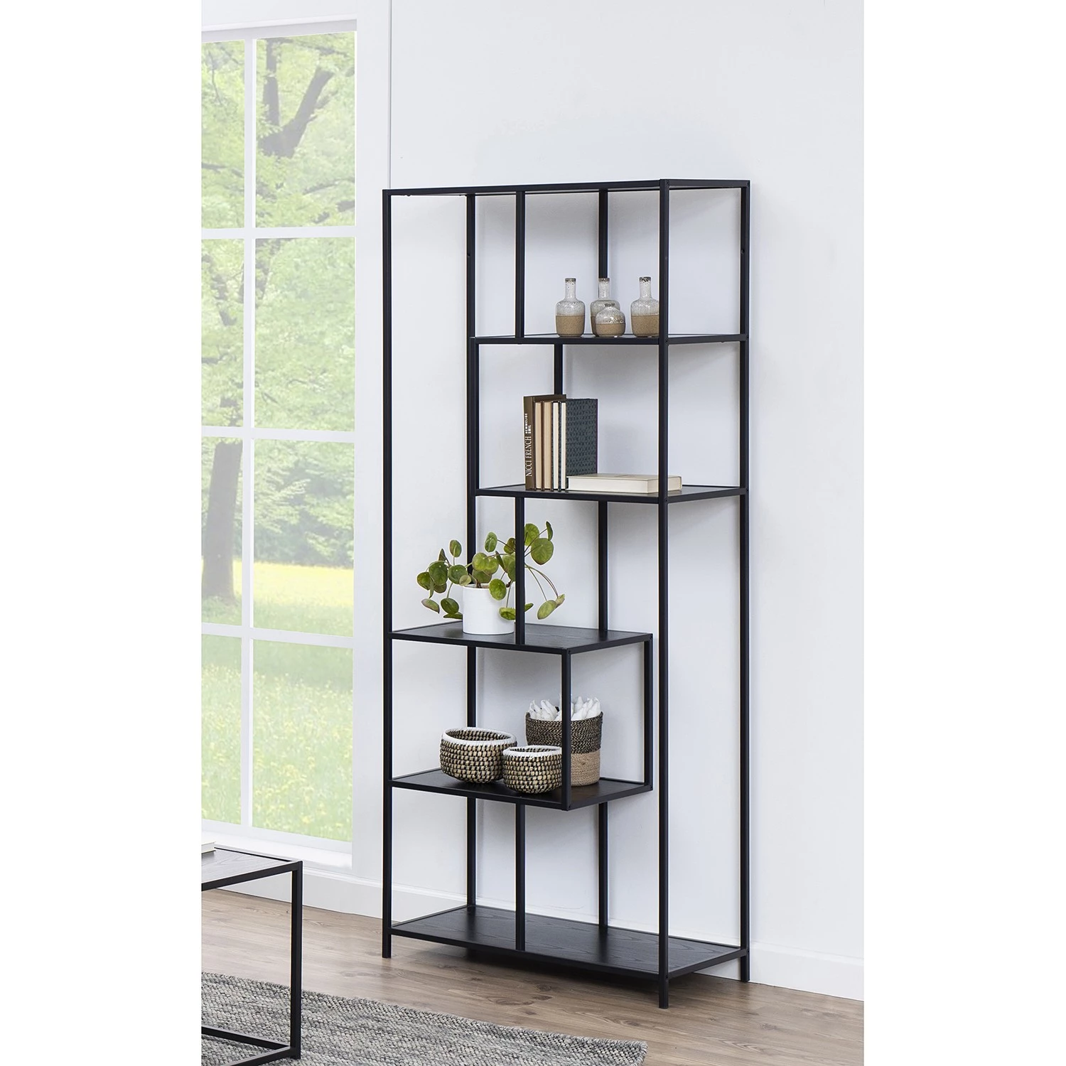 Red Living Étagère Coogee I - Noir - Hauteur : 185 cm – Image 4