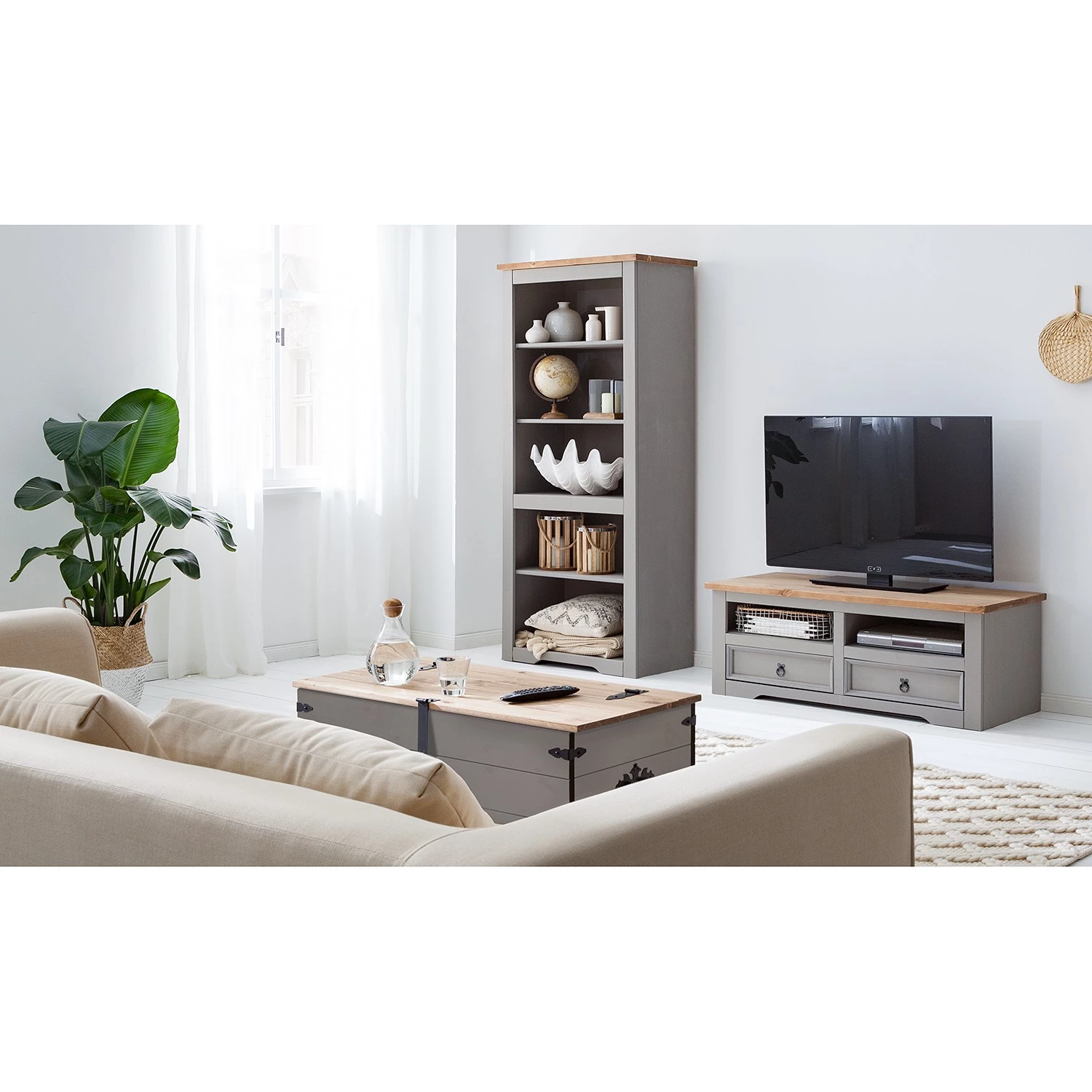 Maison Belfort Étagère Finca Rustica - Pin massif - Pin gris – Image 2