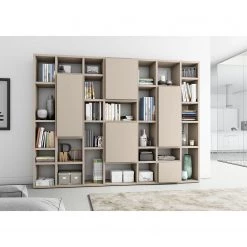 Loftscape Bibliothèque Emporior V - Mat beige clair
