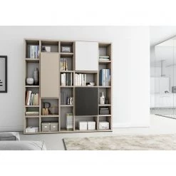 Loftscape Bibliothèque Emporior III - Mat beige clair