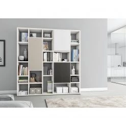 Loftscape Bibliothèque Emporior III - Blanc crème