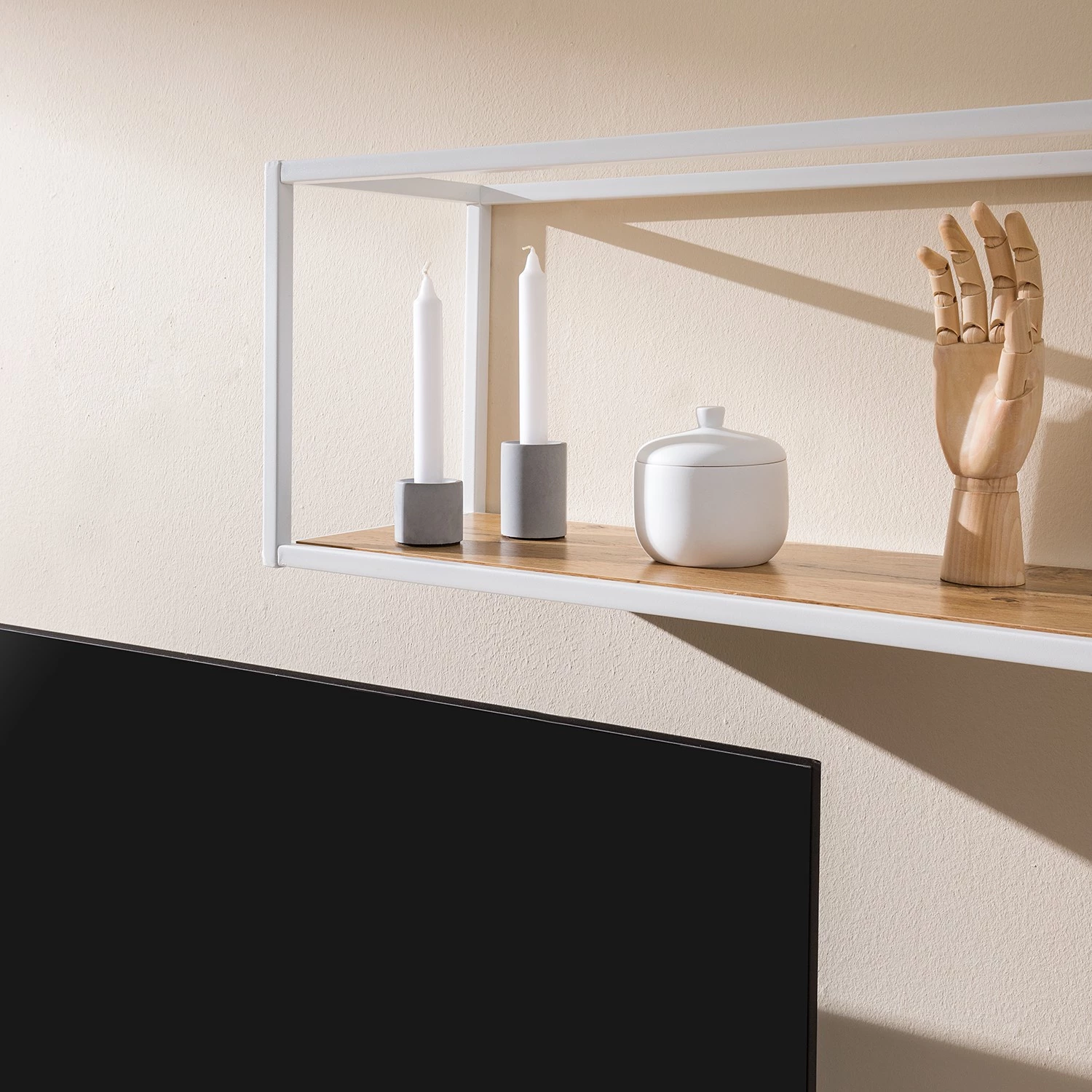 Fredriks Étagère murale Meon - Imitation chêne – Image 11