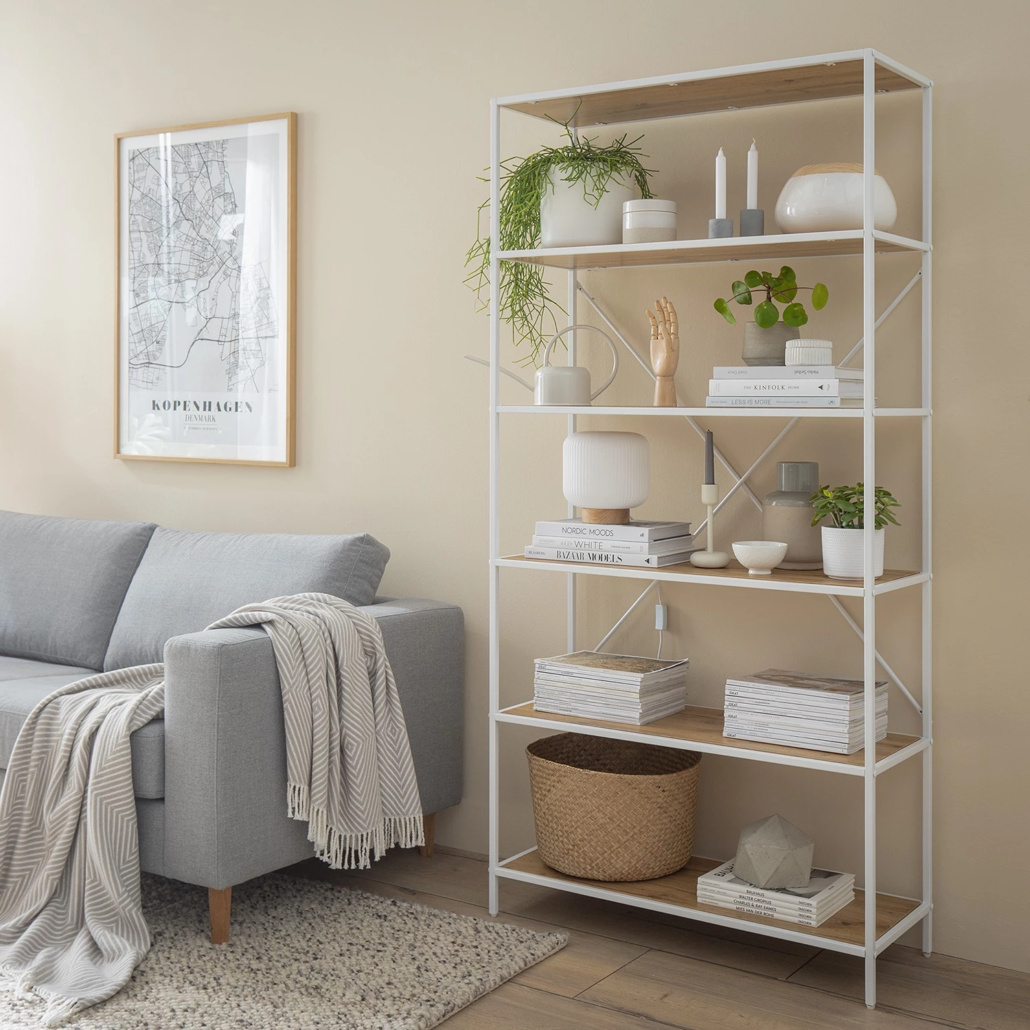 Fredriks Étagère Meon II - Imitation chêne – Image 2