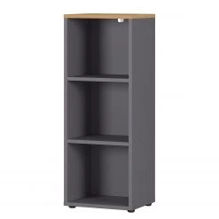Germania Étagère de bureau GW-Agenda - Imitation chêne Grandson / Graphite - 45 x 120 cm