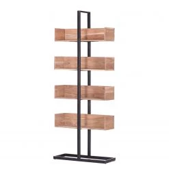 Red Living Étagère Toome II - Acacia massif / Métal - Acacia / Noir