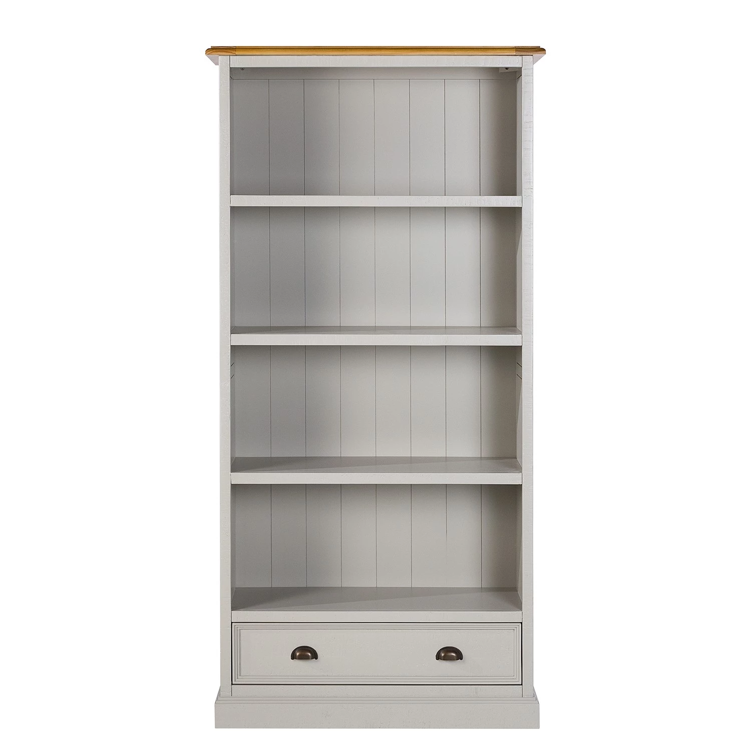 Maison Belfort Étagère Lavalle - Partiellement en pin massif - Pin / Gris clair – Image 5