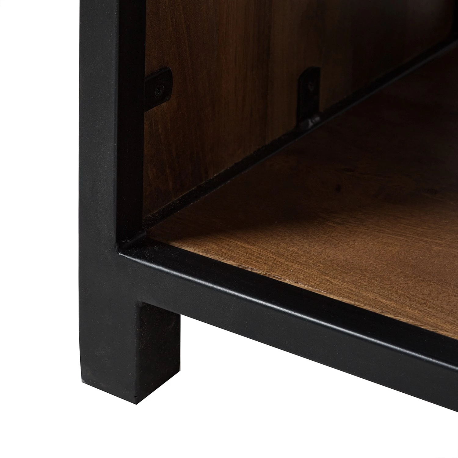Ars manufacti Étagère Moboki - Manguier massif / Métal - Manguier foncé / Noir – Image 18