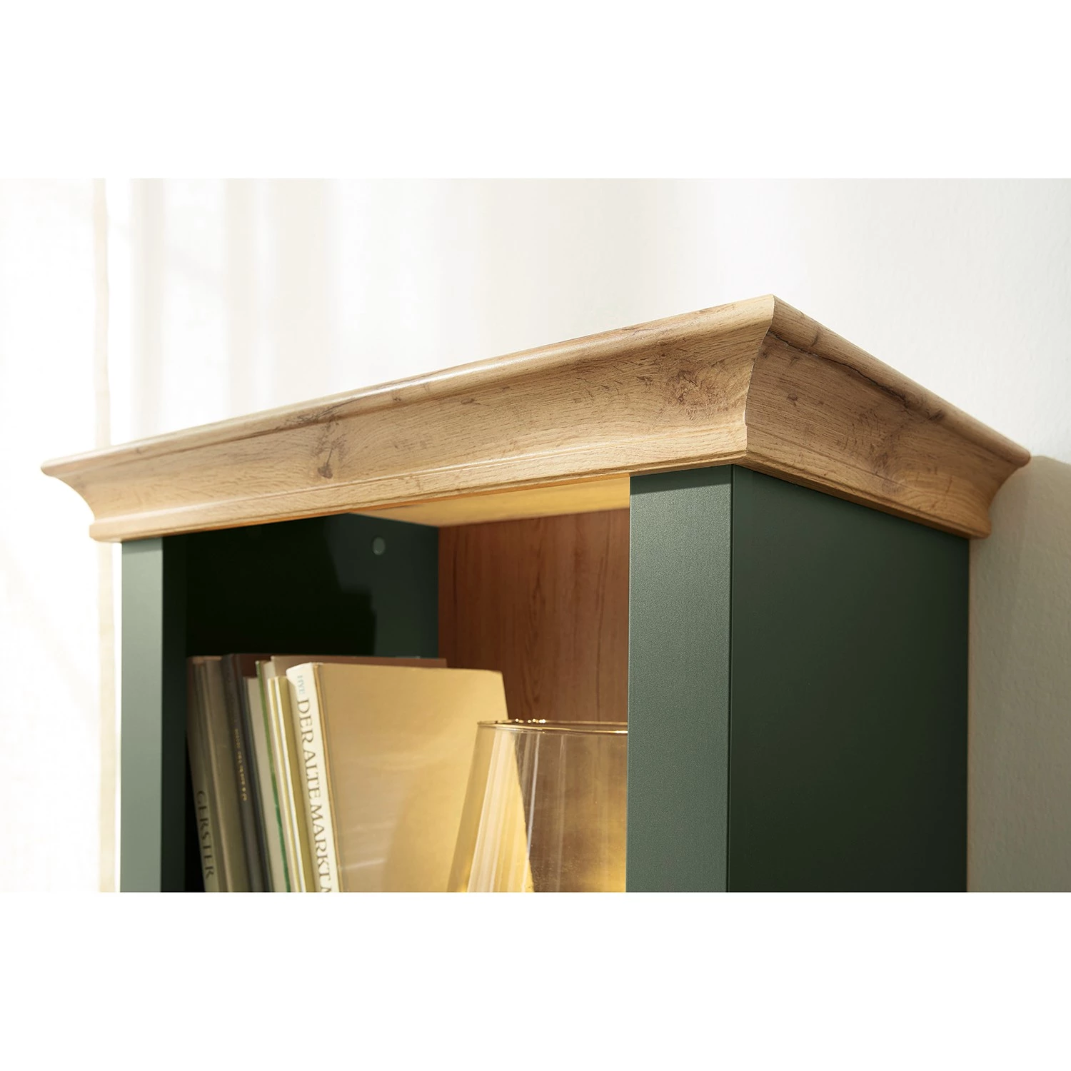 Norrwood Étagère Cardet I - Vert mousse / Imitation chêne de Wotan – Image 8