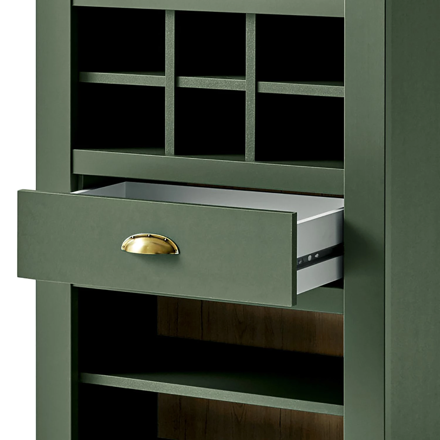 Norrwood Étagère Cardet I - Vert mousse / Imitation chêne de Wotan – Image 9