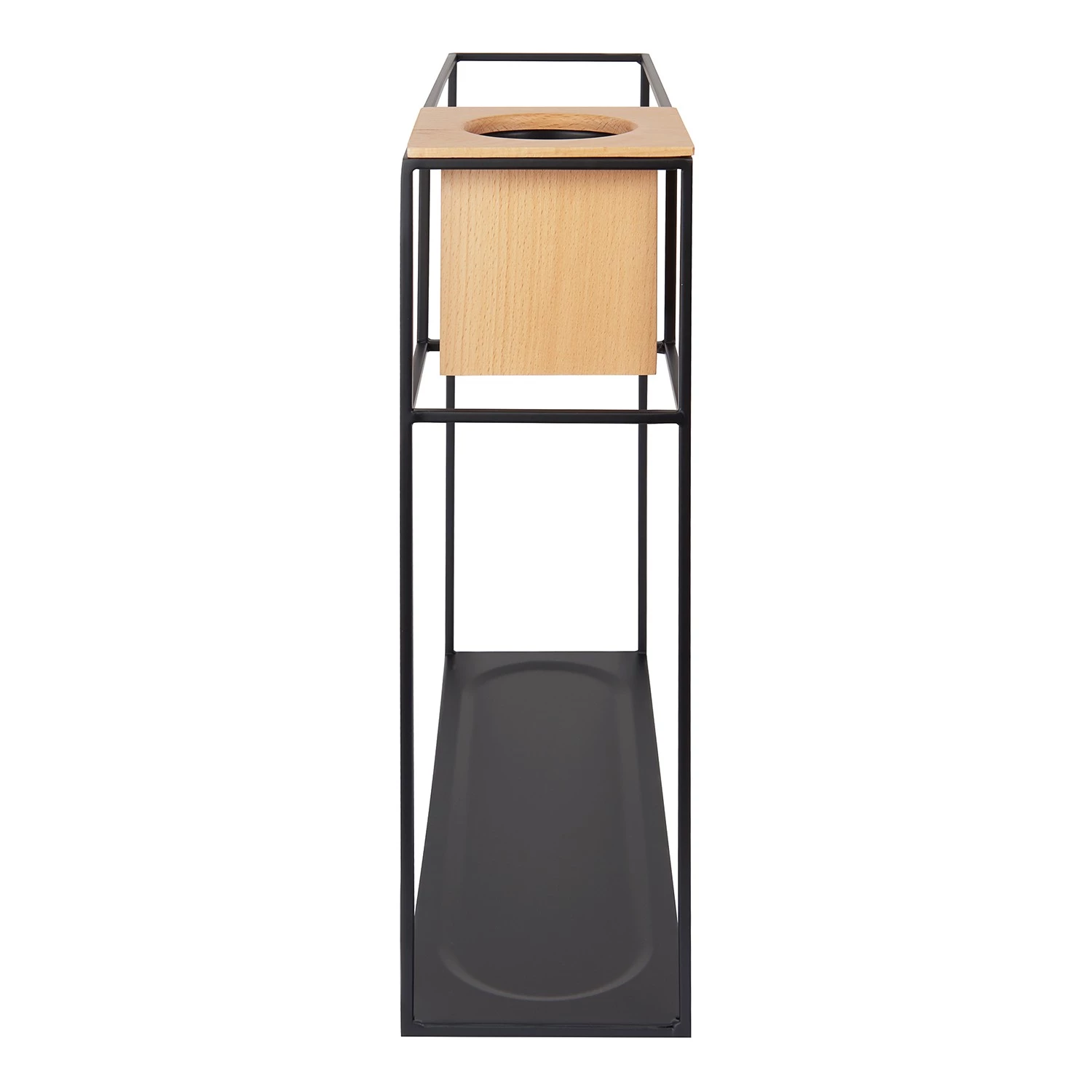 Umbra Étagère murale Cubist I - Métal / Hêtre massif - Noir / Hêtre – Image 7