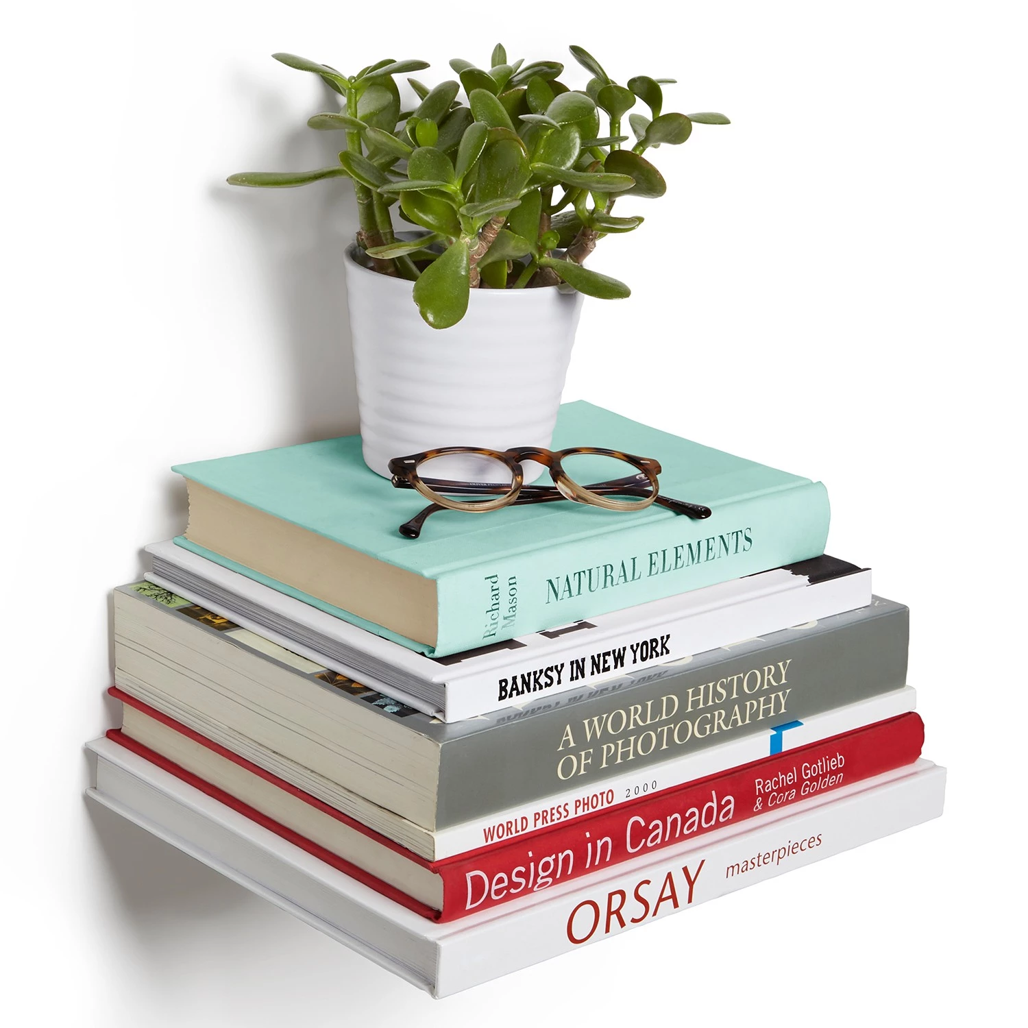 Umbra Étagères murales Conceal (lot de 3) - Métal - Argenté - 18 x 17 cm – Image 9