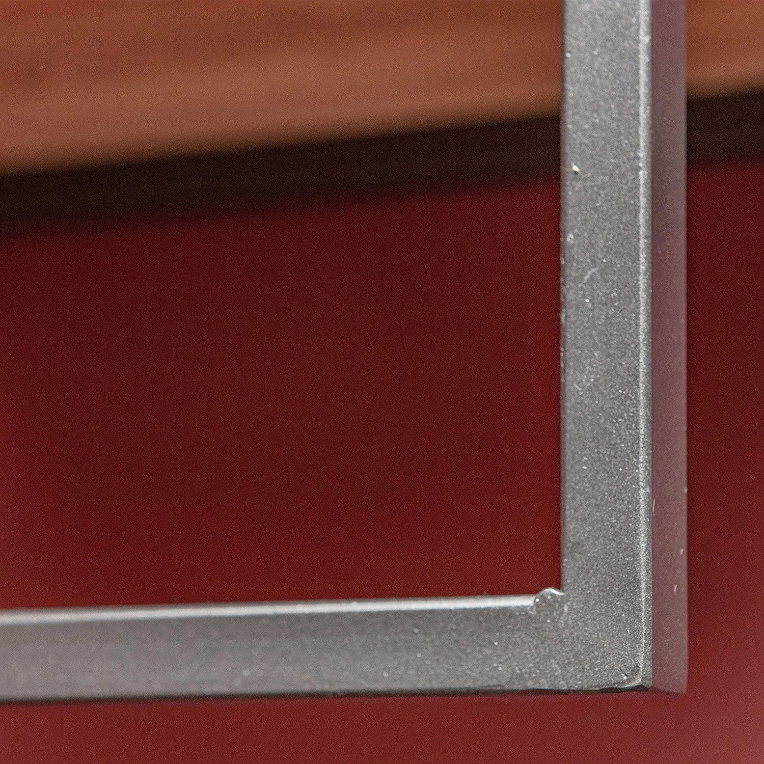 Red Living Étagère murale Fenay - Acacia massif / Métal - Acacia / Noir – Image 8