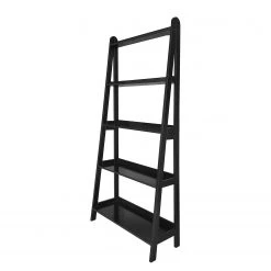 Mørteens Étagère Kolding - Bambou massif - Noir