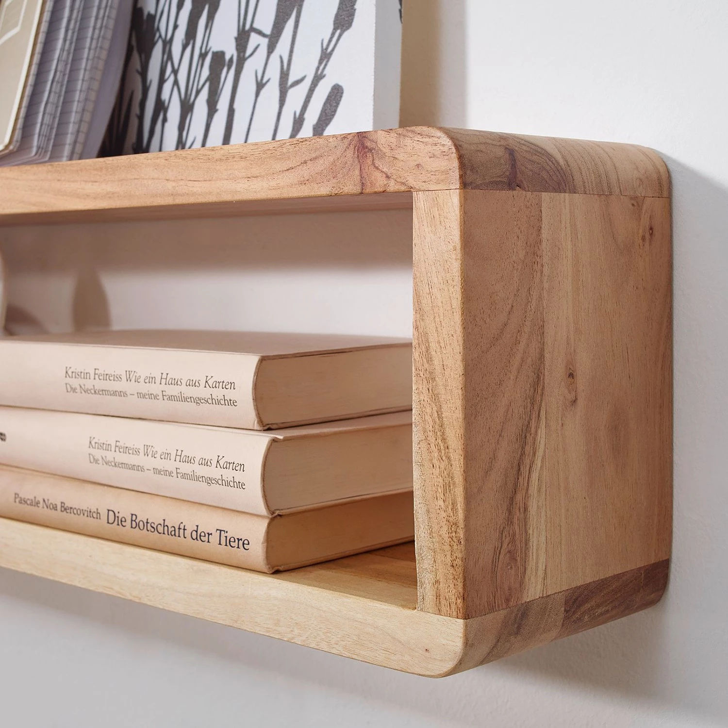 Naturoo Étagères murales Maulaix (lot de 3) - Acacia massif – Image 4