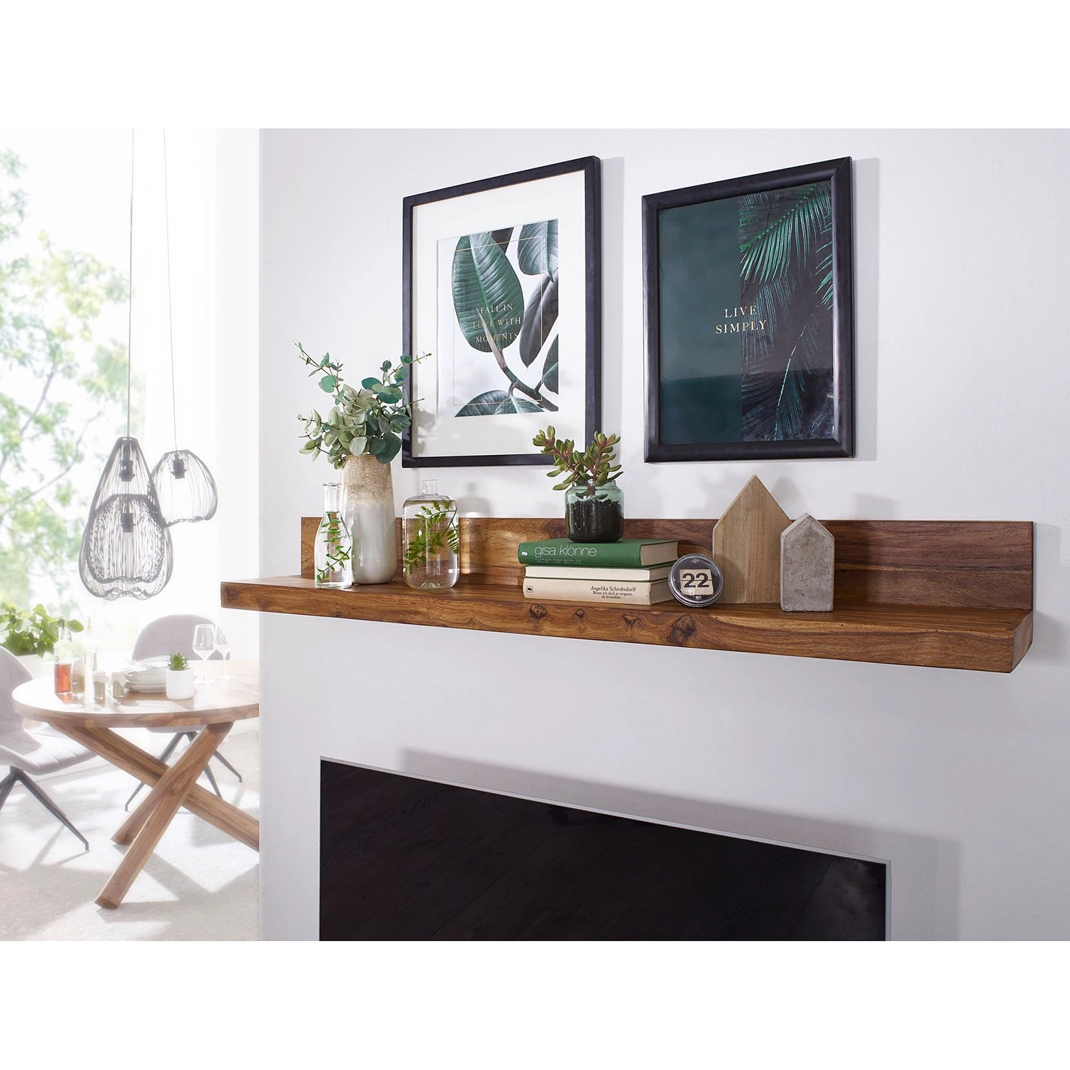 Naturoo Étagère murale Verniolle III - Sheesham massif – Image 2