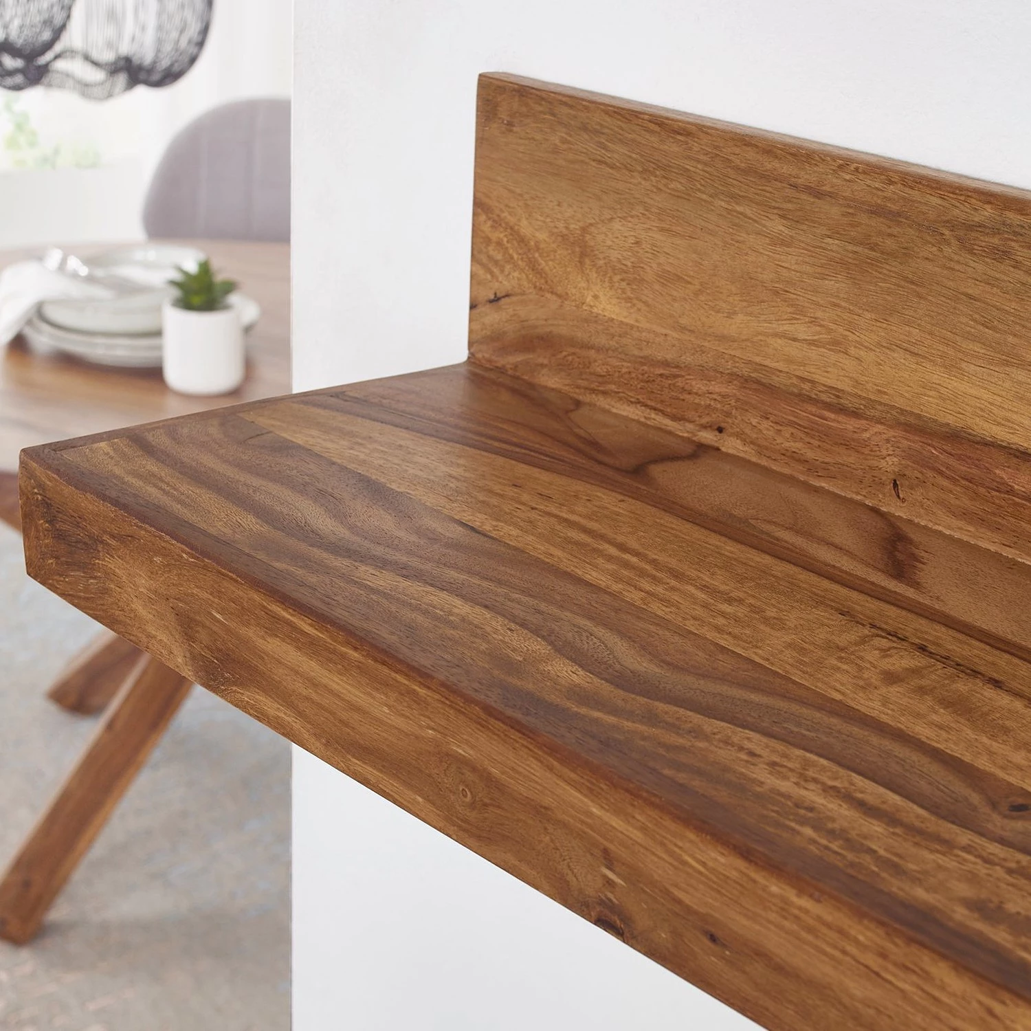 Naturoo Étagère murale Verniolle III - Sheesham massif – Image 3