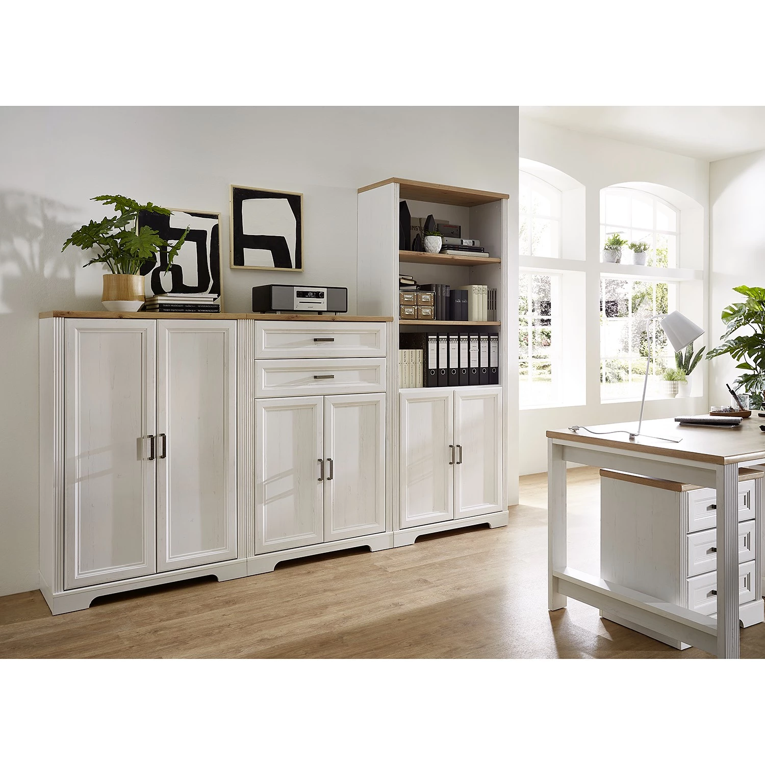 Ridgevalley Étagères Jasmund I - Imitation pin blanc – Image 2