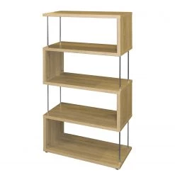 Furnitive Étagère Ault III - Imitation chêne brut de sciage - Largeur : 66 cm