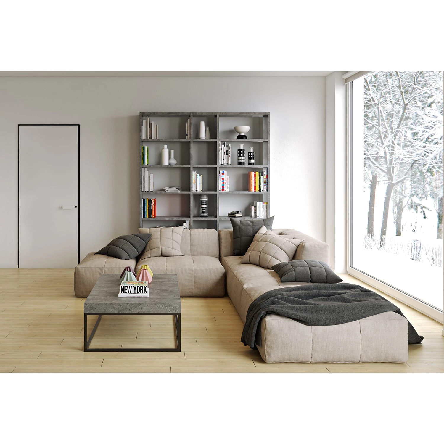 Temahome Étagère Pombal I - Imitation béton – Image 2