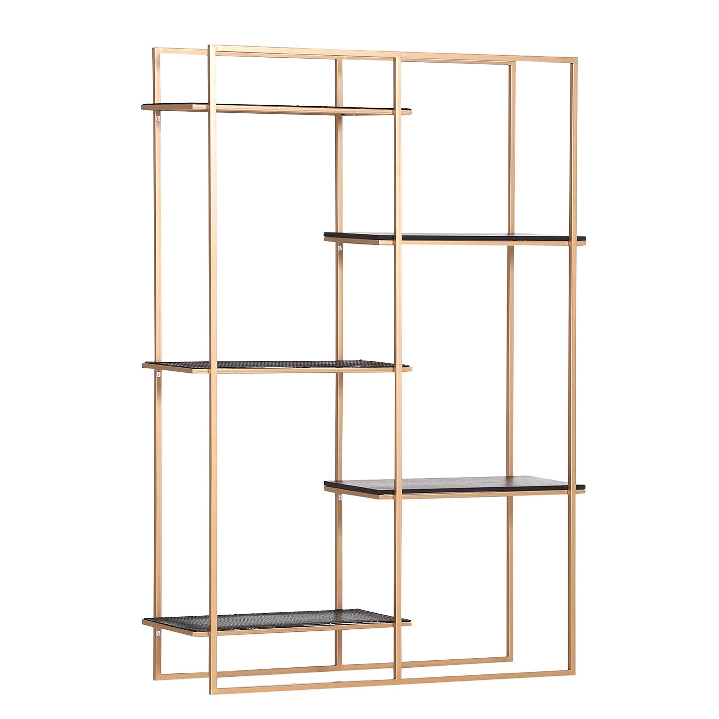 Red Living Étagère Sonso - Métal - Noir / Doré