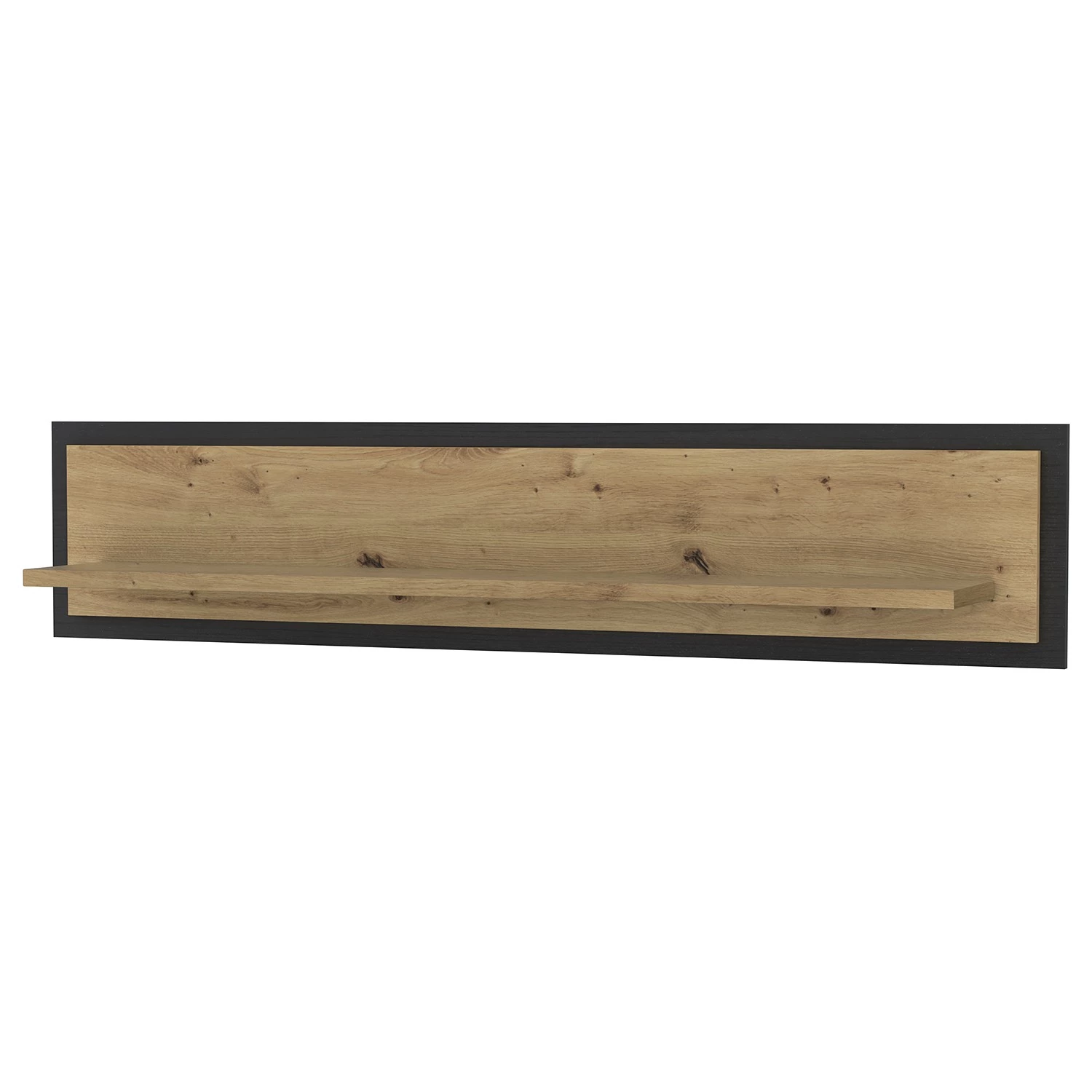 Red Living Étagère murale Egan - Imitation chêne artisan / Imitation chêne noir