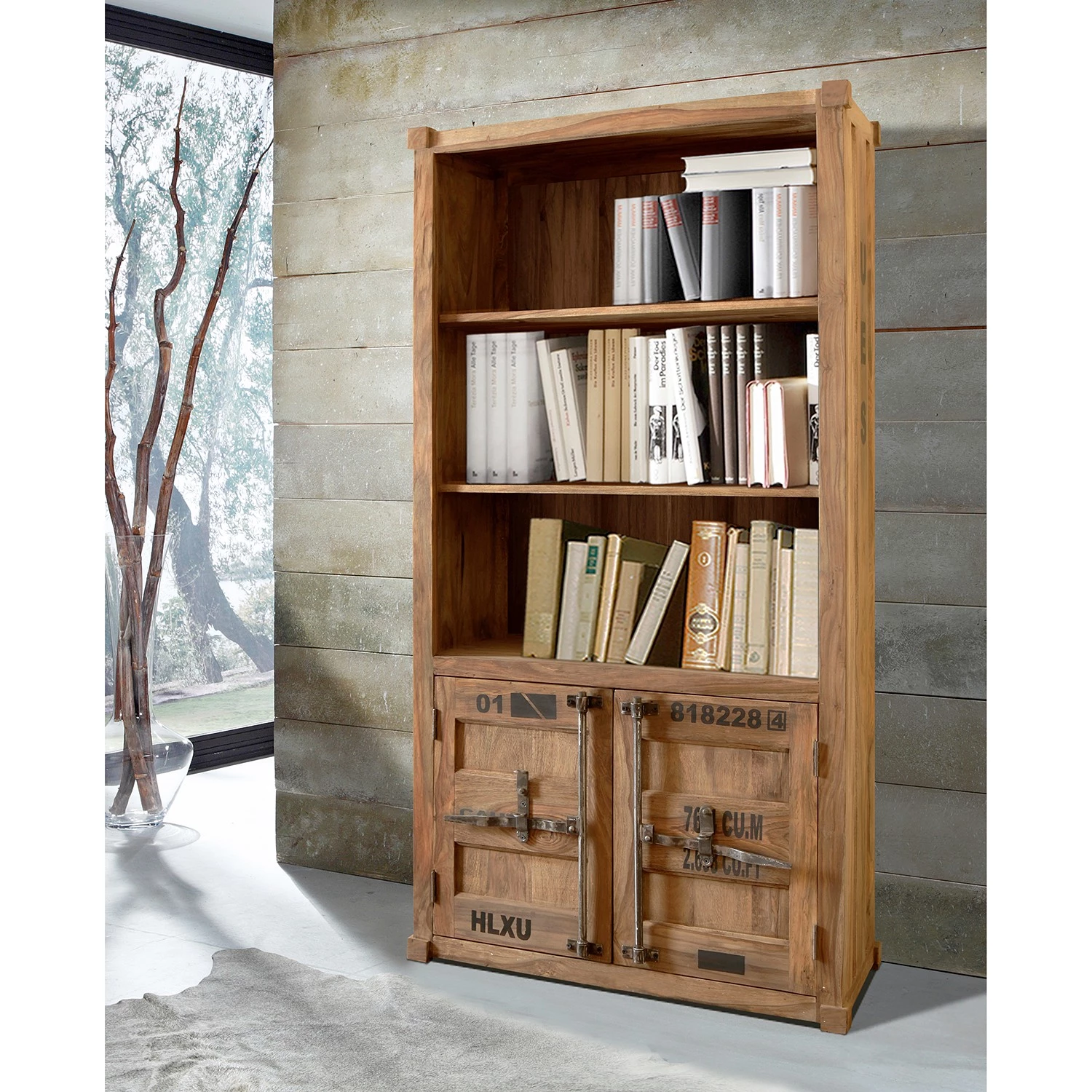 Wolf-Möbel Bibliothèque Container - Sheesham massif – Image 2