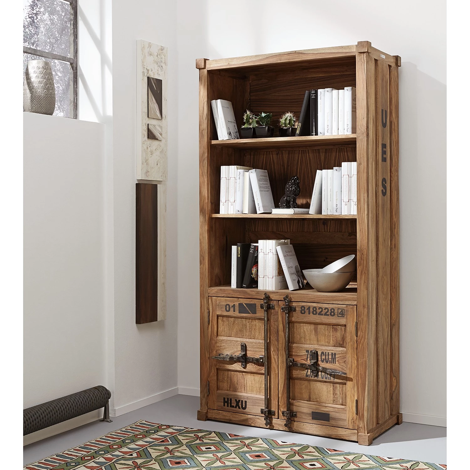 Wolf-Möbel Bibliothèque Container - Sheesham massif – Image 3