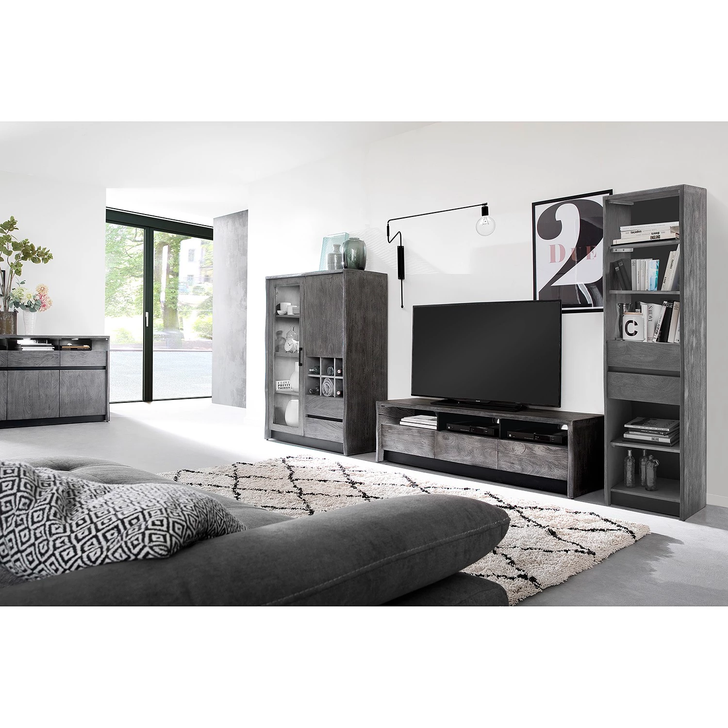 Red Living Étagère Calipso - Acacia Gris – Image 2