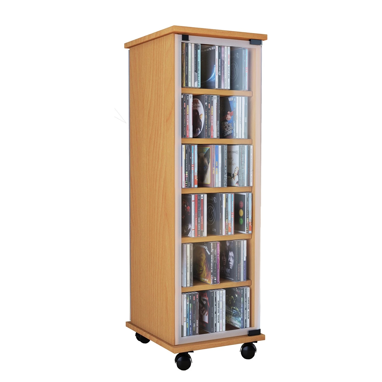 VCM Étagère Valenza - Imitation hêtre