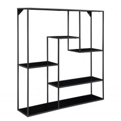 Red Living Étagère murale Vapi I - Métal - Noir