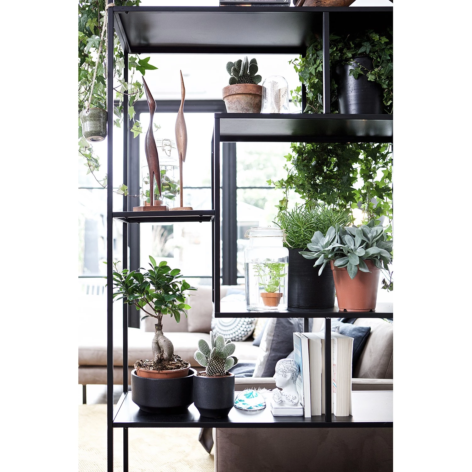 Red Living Étagère Boonarga - Métal - Noir – Image 2