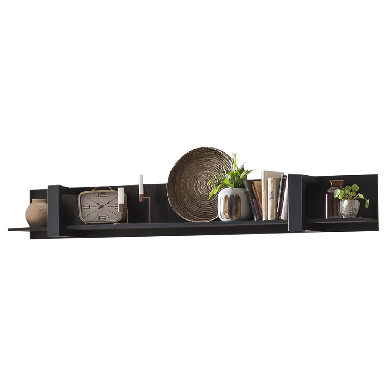 Red Living Étagère murale Norddal - Noir - Largeur : 150 cm – Image 5